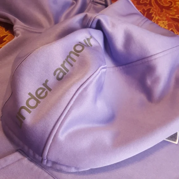 Under Armour Lavender Hoodie Sweatshirt. Girls Size XL. - Picture 8 of 11